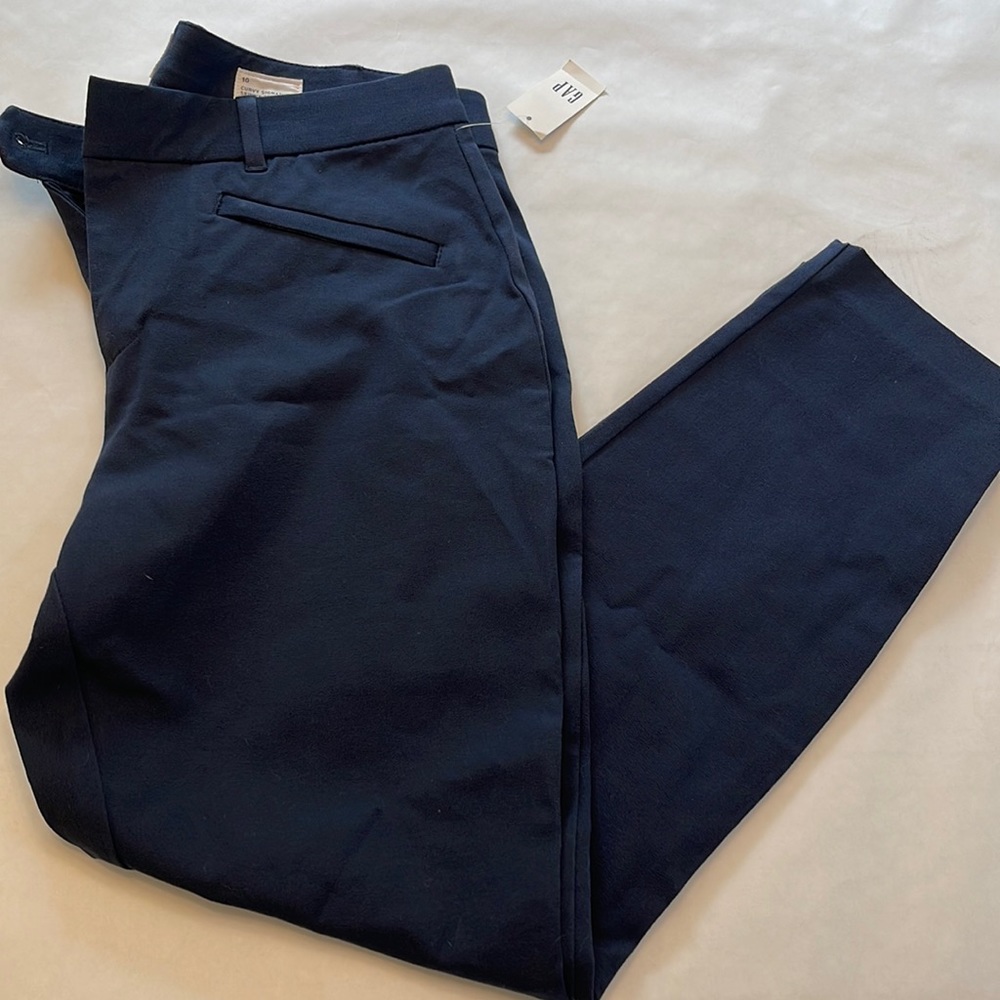 Gap Curvy Signature Skinny Ankle Pants. Navy size 10